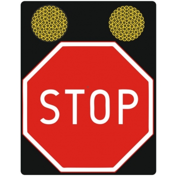 Znak aktywny STOP B-20 SIGN FLASH (fi200)